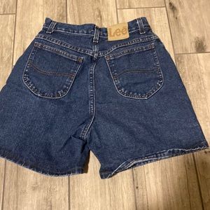 Old vintage Lee jeans short